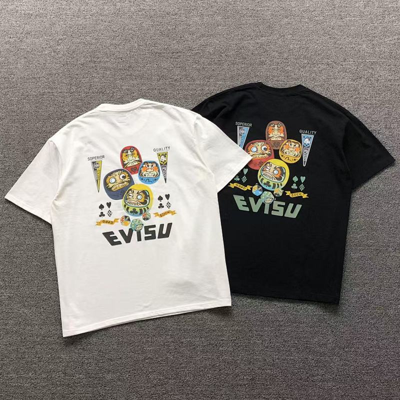 EVISU T-SHIRT 572542134（im 170cm 60kg i wear size XL in the phot）