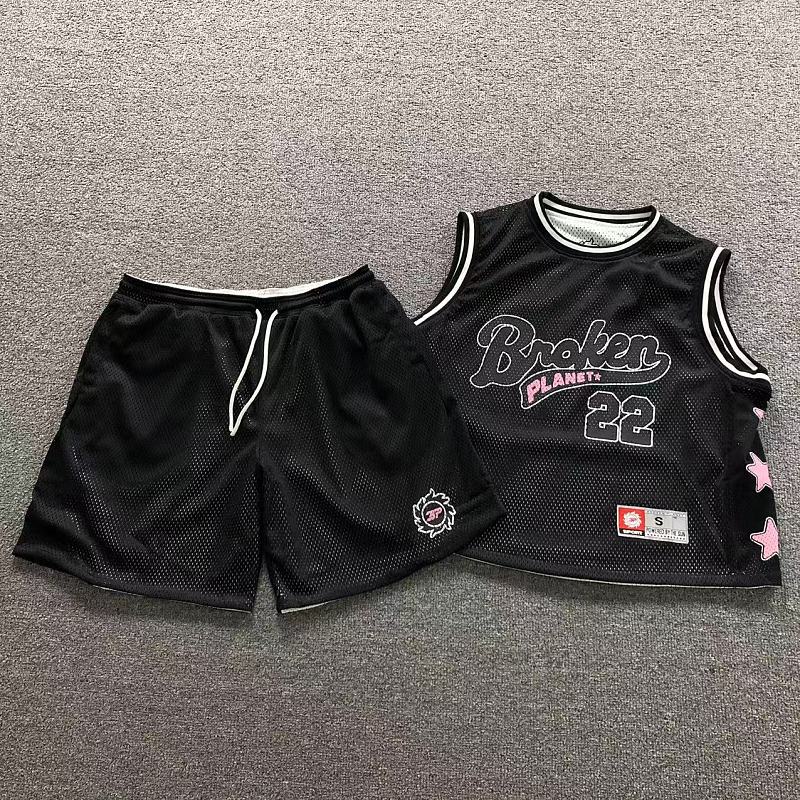 TOP SHORTS BROKEN PLANET VEST SHORTS 126230134（im 170cm 60kg i wear size S in the phot）