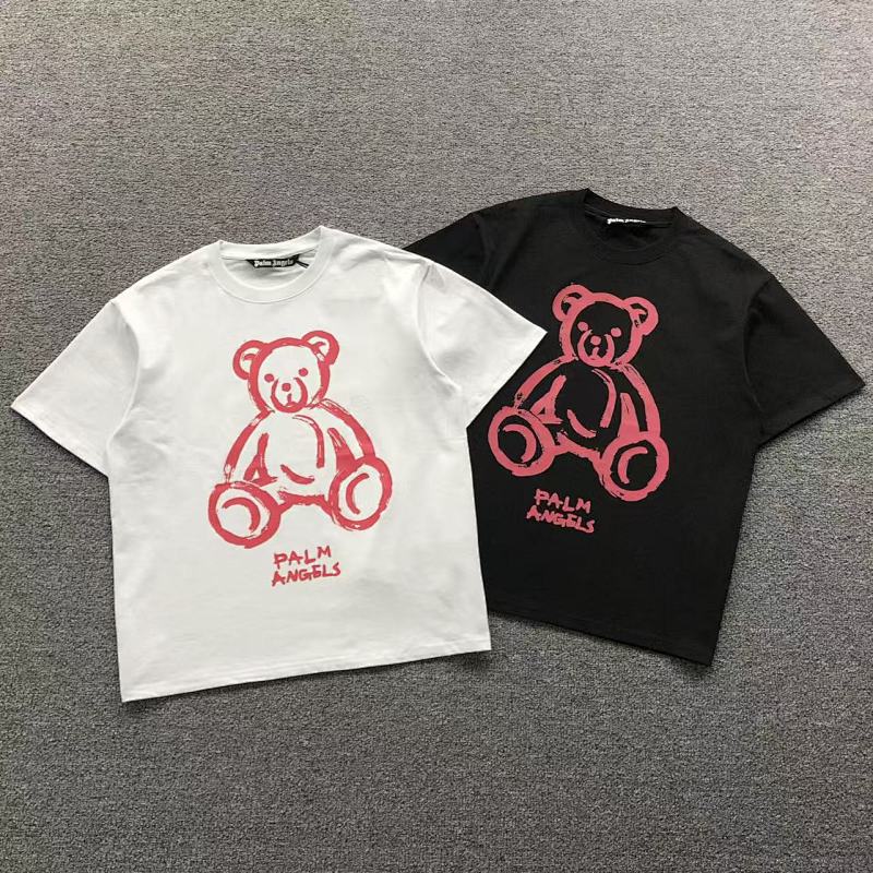 PALM ANGELS T-SHIRT 41070109121（im 170cm 60kg i wear size S in the phot）