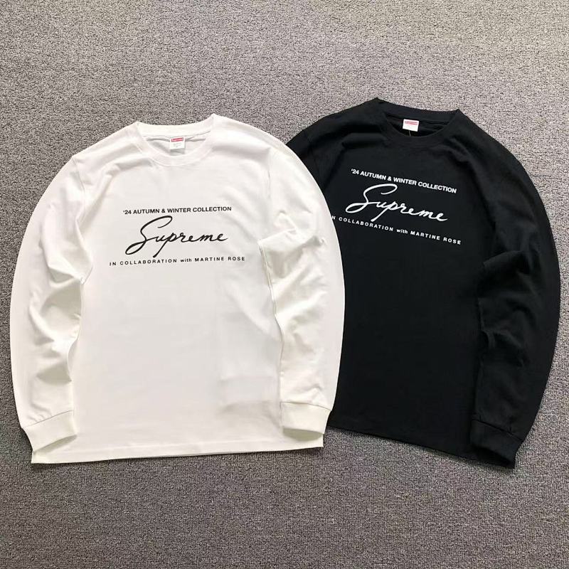 SUPREME LONG SLEEVED 582018123（im 170cm 60kg i wear size M in the phot）