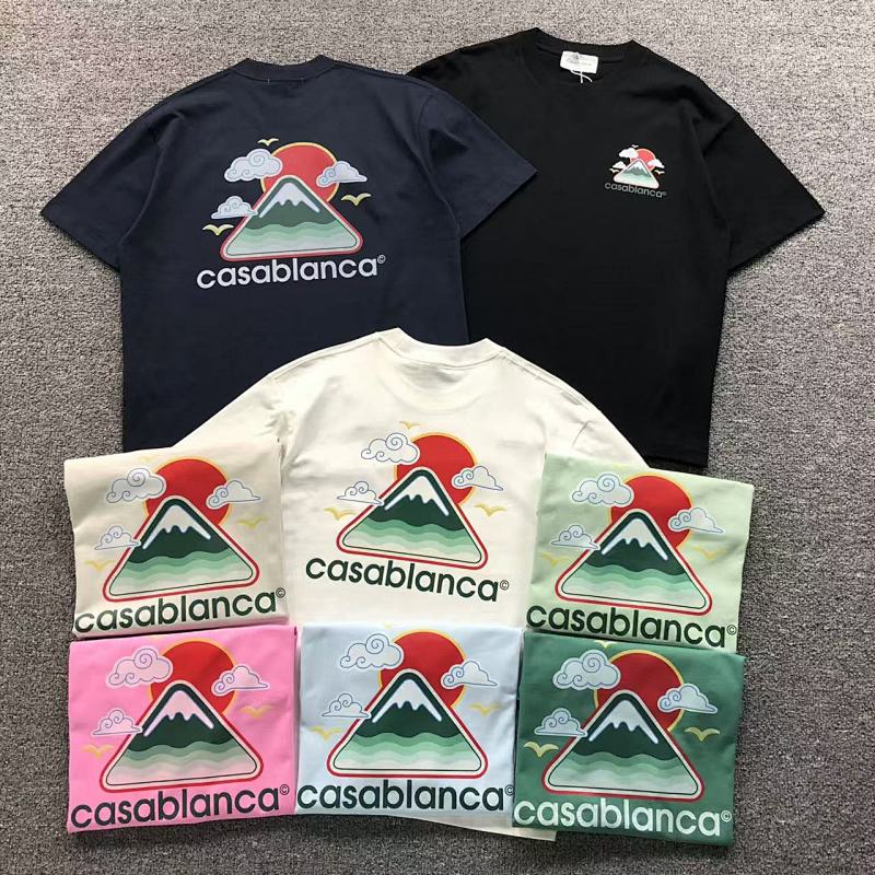 CASABLANCA T-SHIRT 41061914127（im 170cm 60kg i wear size S in the phot）