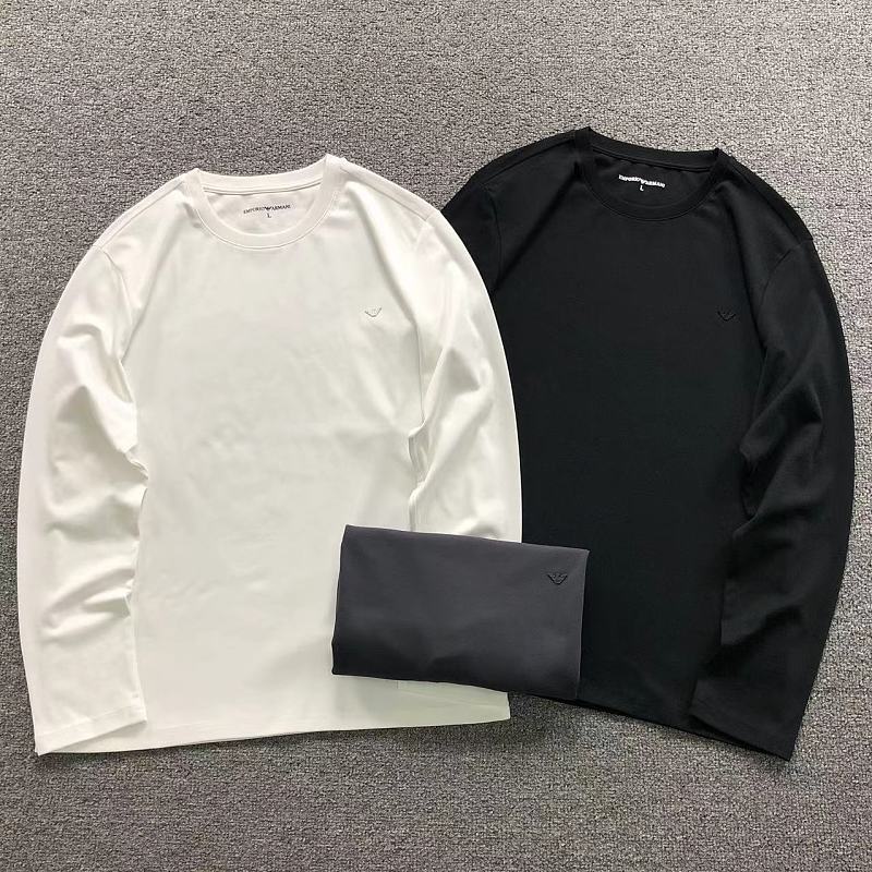 EMPORIO ARMANI LONG SLEEVED 3206080203（im 170cm 60kg i wear size L in the phot）