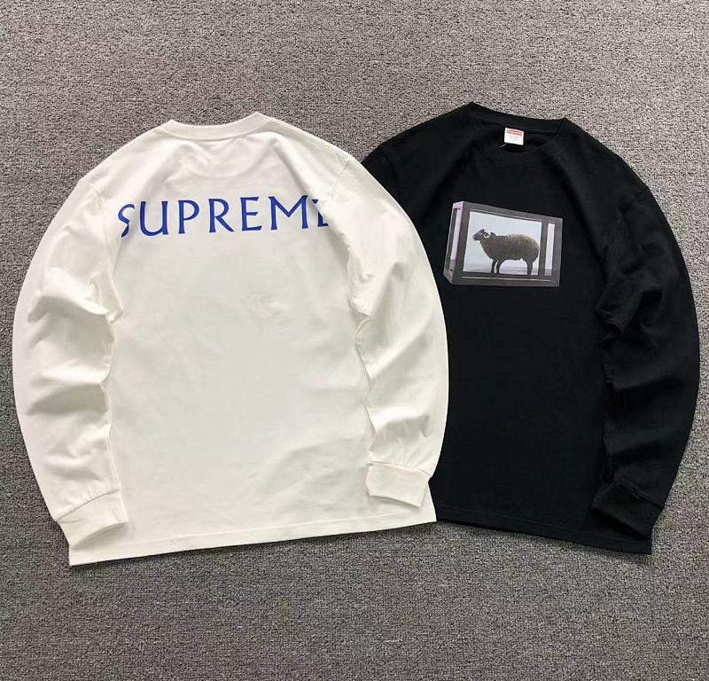 SUPREME LONG SLEEVED 581211123（im 170cm 60kg i wear size M in the phot）