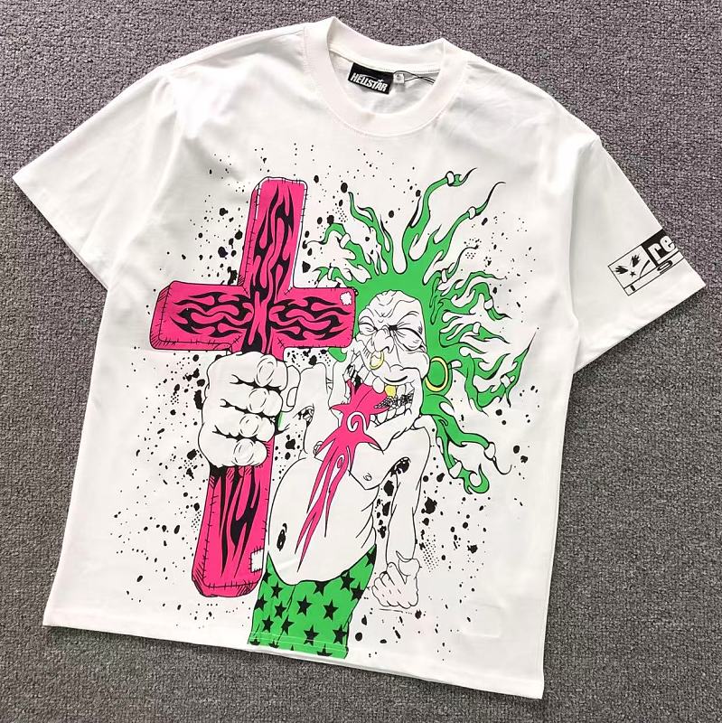 HELLSTAR T-SHIRT 3204152817（im 170cm 60kg i wear size S in the phot）
