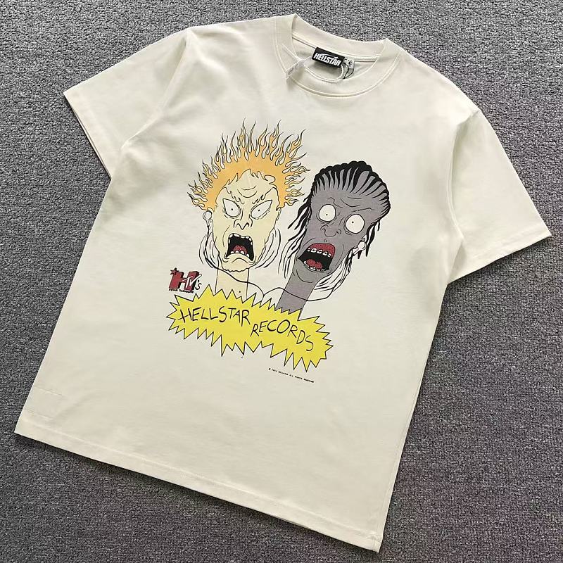 HELLSTAR T-SHIRT 3205122672（im 170cm 60kg i wear size M in the phot）