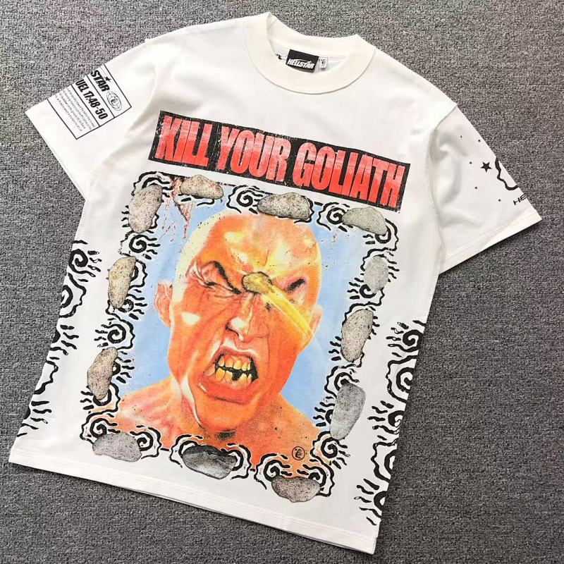 HELLSTAR T-SHIRT 213081072（im 170cm 55kg i wear size M in the phot）