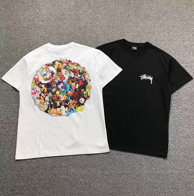 STUSSY T-SHIRT 41380621（im 170cm 55kg i wear size S in the phot）