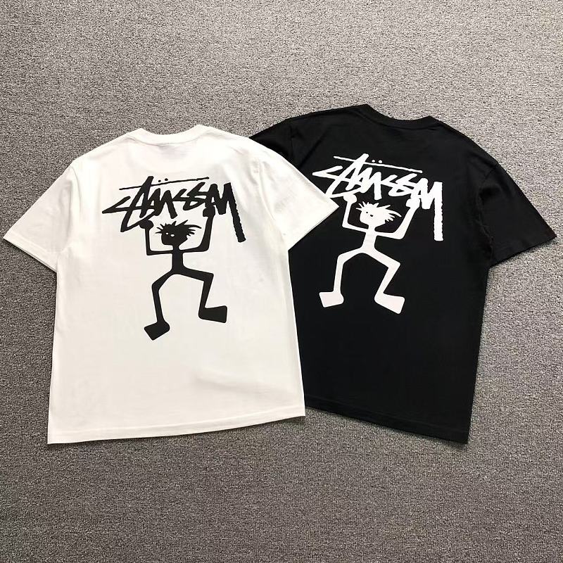 STUSSY T-SHIRT 22052521001（im 170cm 60kg i wear size L in the phot）