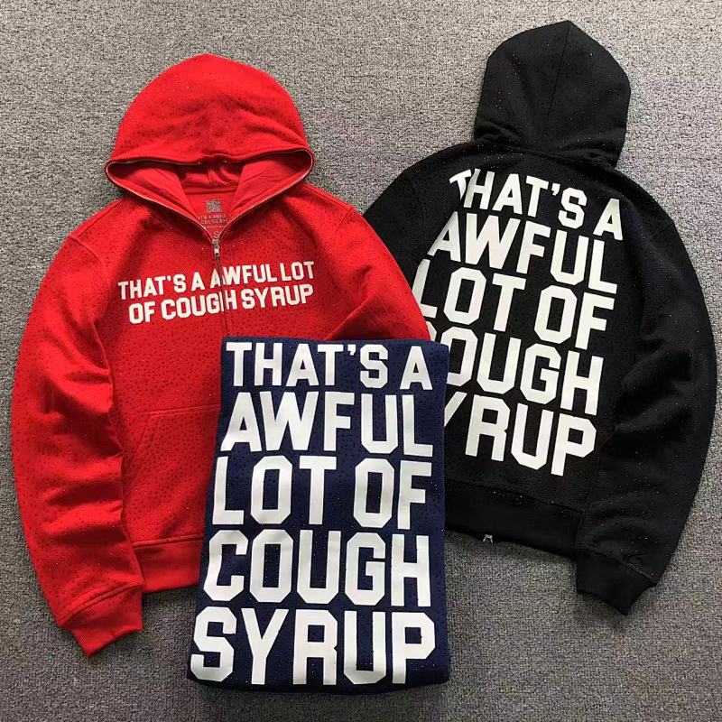 COUGH SYRUP HOODIE 522021491（im 170cm 60kg i wear size S in the phot）