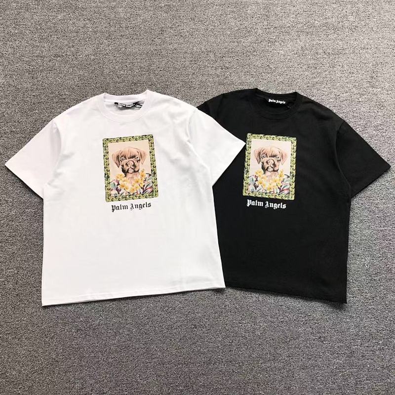 PALM ANGELS T-SHIRT 41070132121 （im 170cm 60kg i wear size M in the phot）
