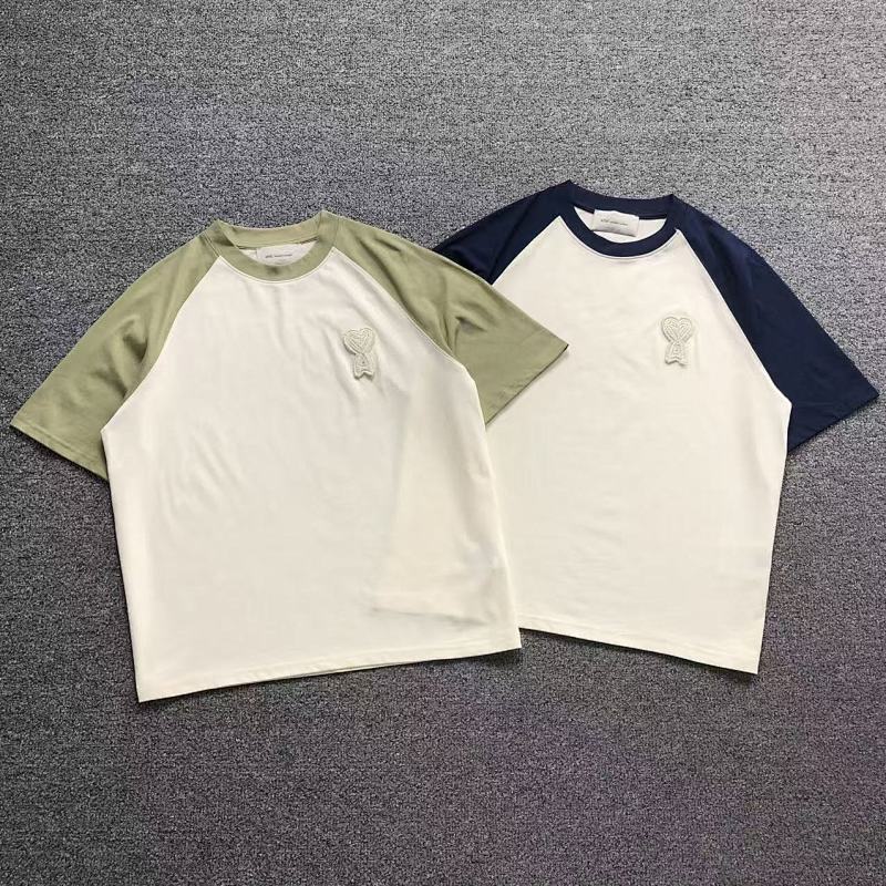 AMI T-SHIRT 22031002001（im 170cm 60kg i wear size S in the phot）