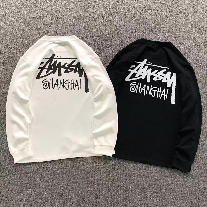 STUSSY LONG SLEEVED 592718123（im 170cm 60kg i wear size M in the phot）
