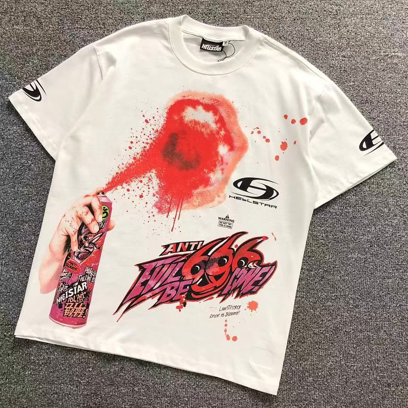 HELLSTAR T-SHIRT 3206210117（im 170cm 60kg i wear size S in the phot）