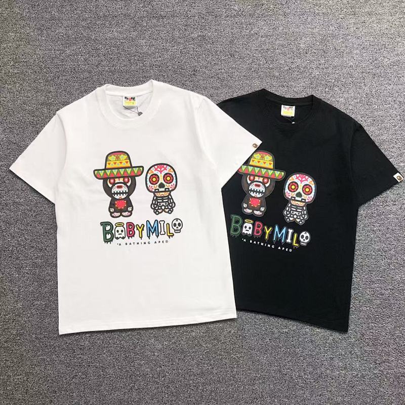 BAPE T-SHIRT 3105292417（im 170cm 60kg i wear size S in the phot）