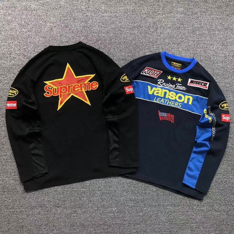 SUPREME LONG SLEEVED 52090519182 （im 170cm 60kg i wear size M in the phot）