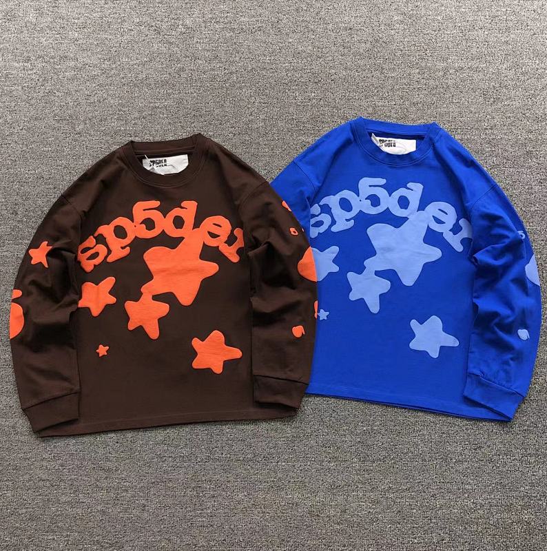 SP5DER LONG SLEEVED 412184072（im 170cm 55kg i wear size L in the phot）