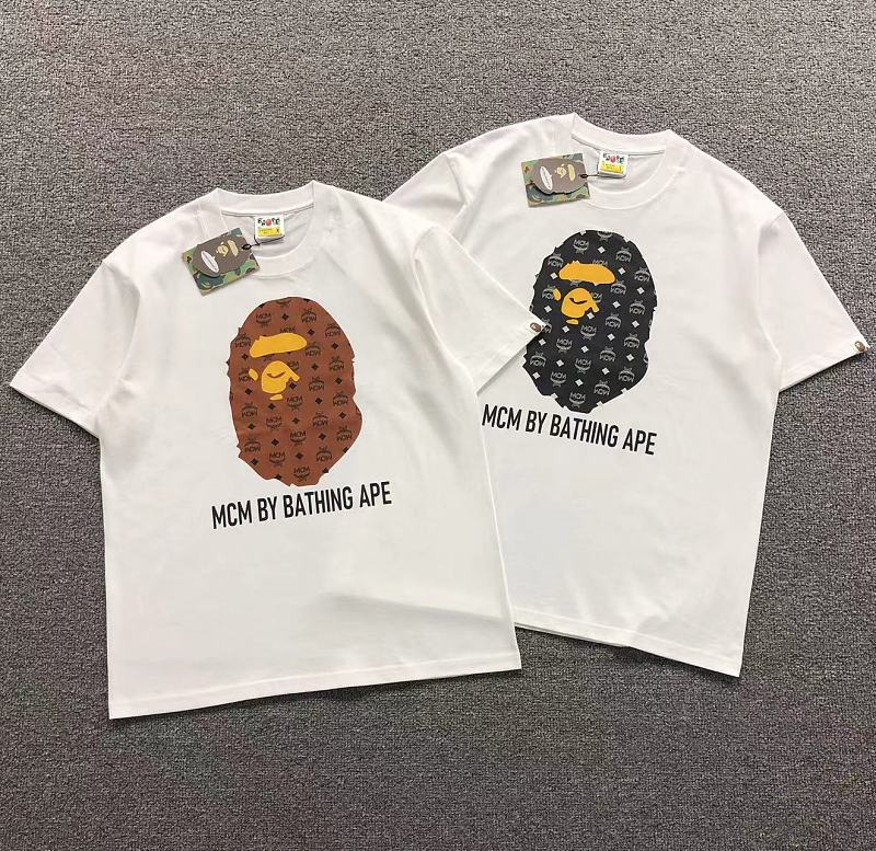 BAPE MCM T-SHIRT 124151131（im 170cm 65kg i wear size M in the phot）