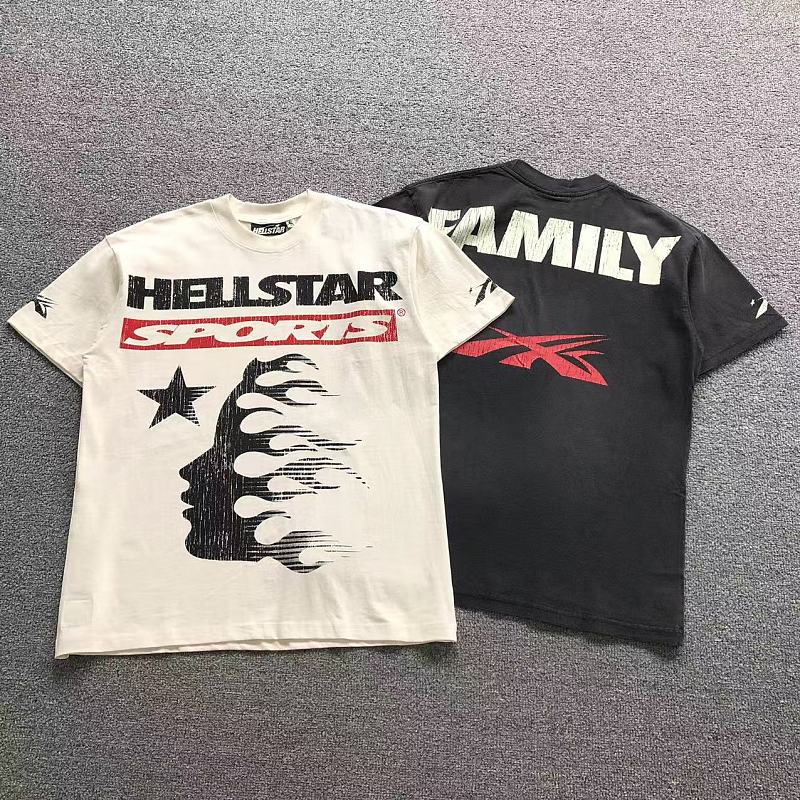 HELLSTAR T-SHIRT 128282563（im 170cm 60kg i wear size S in the phot）