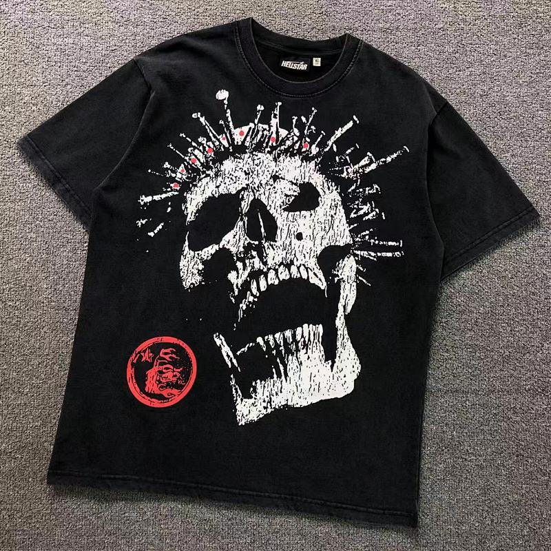 HELLSTAR T-SHIRT 22040639125（im 170cm 60kg i wear size M in the phot）