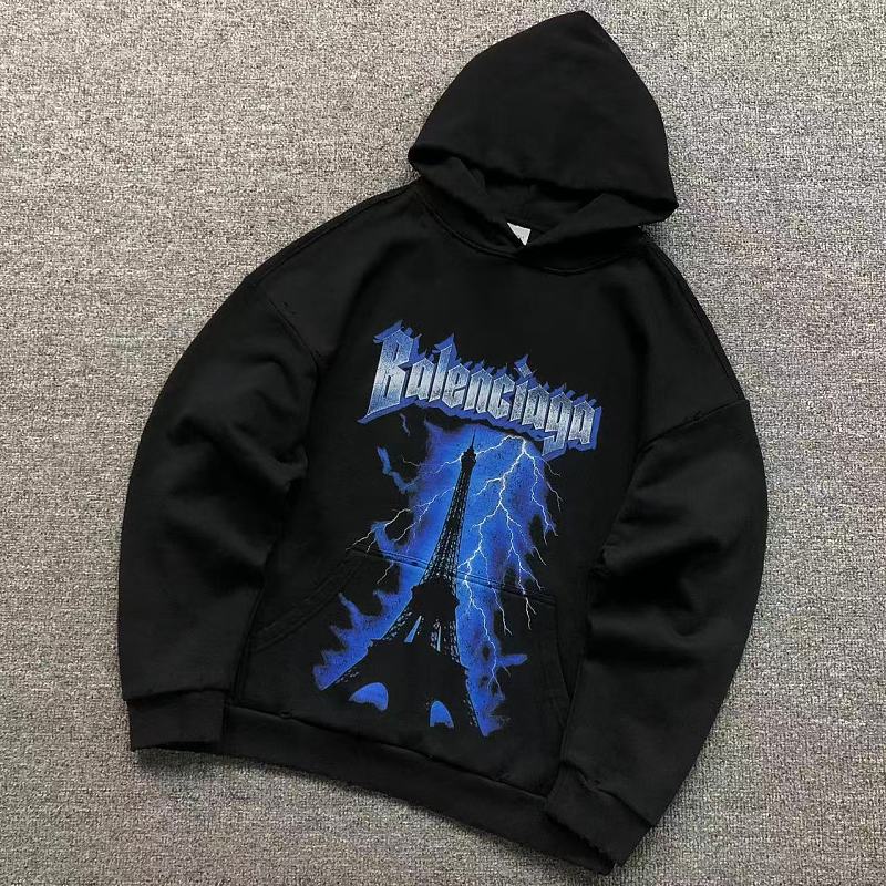 BALENCIAGA HOODIE 42082924163（im 170cm 60kg i wear size S in the phot）