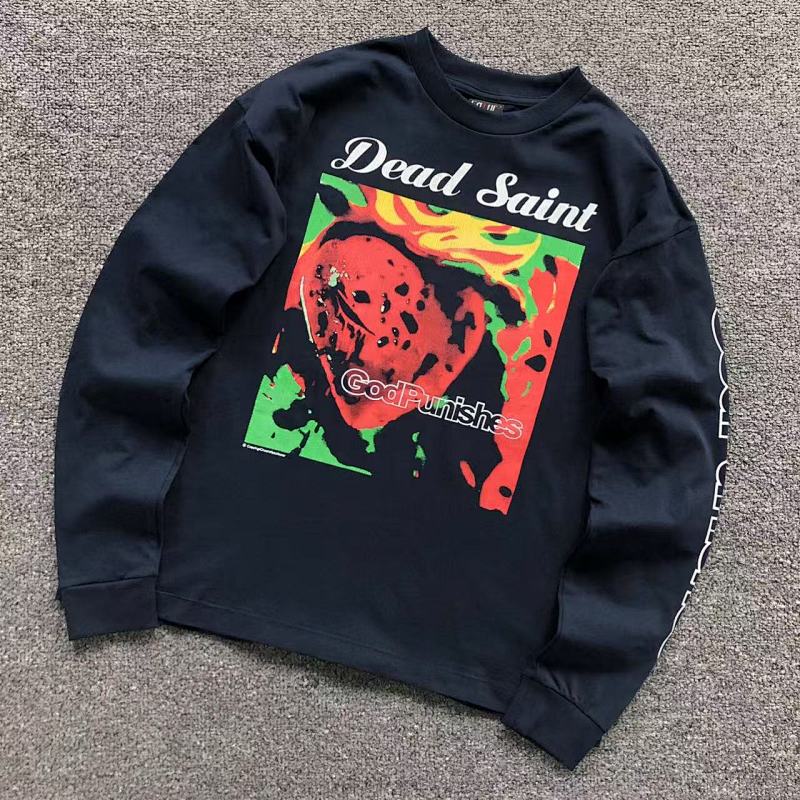 SAINT MICHAEL LONG SLEEVED 41040501417（im 170cm 60kg i wear size S in the phot）
