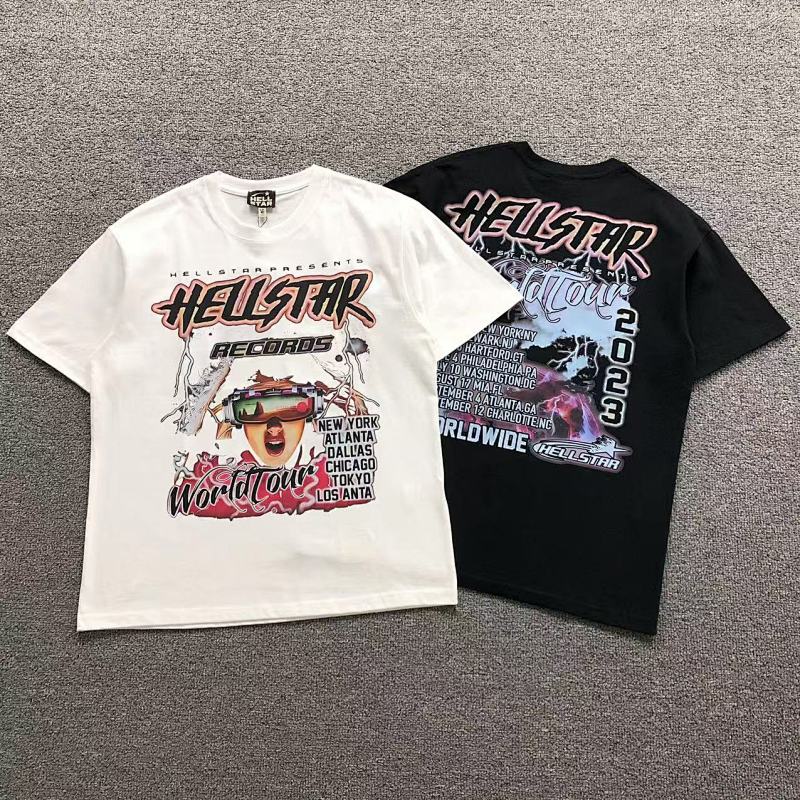 HELLSTAR T-SHIRT 56281489（im 170cm 60kg i wear size S in the phot）