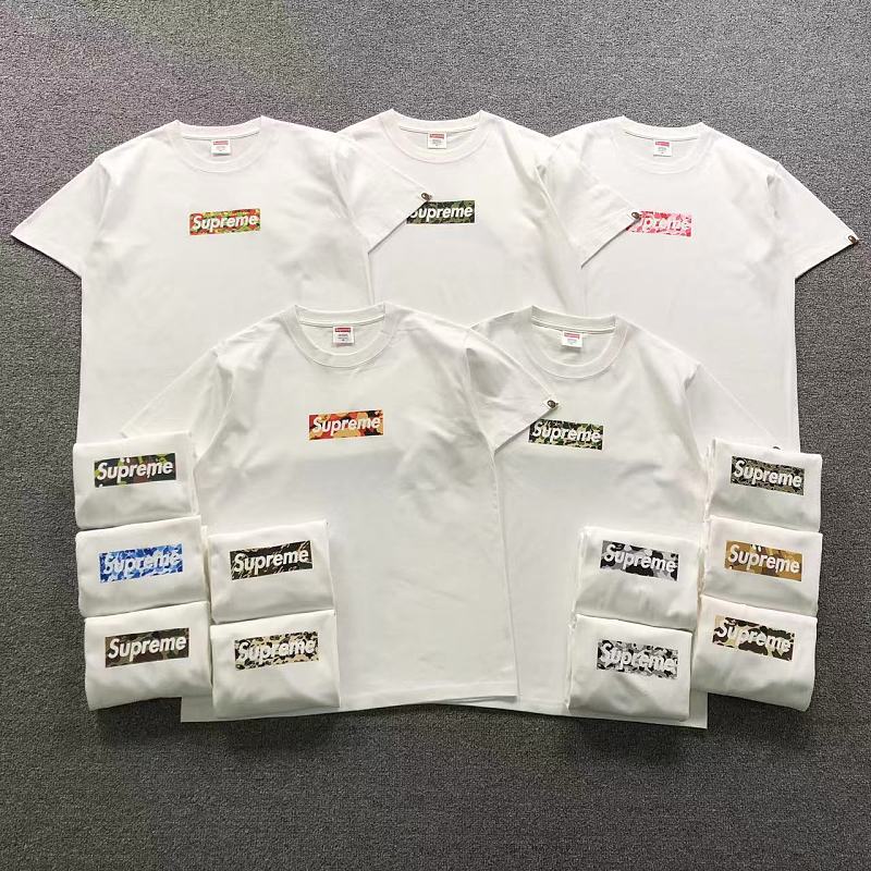 SUPREME BAPE T-SHIRT 126232502（im 170cm 60kg i wear size M in the phot）