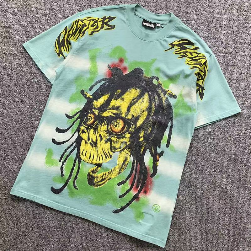 HELLSTAR T-SHIRT 505091217（im 170cm 60kg i wear size S in the phot）