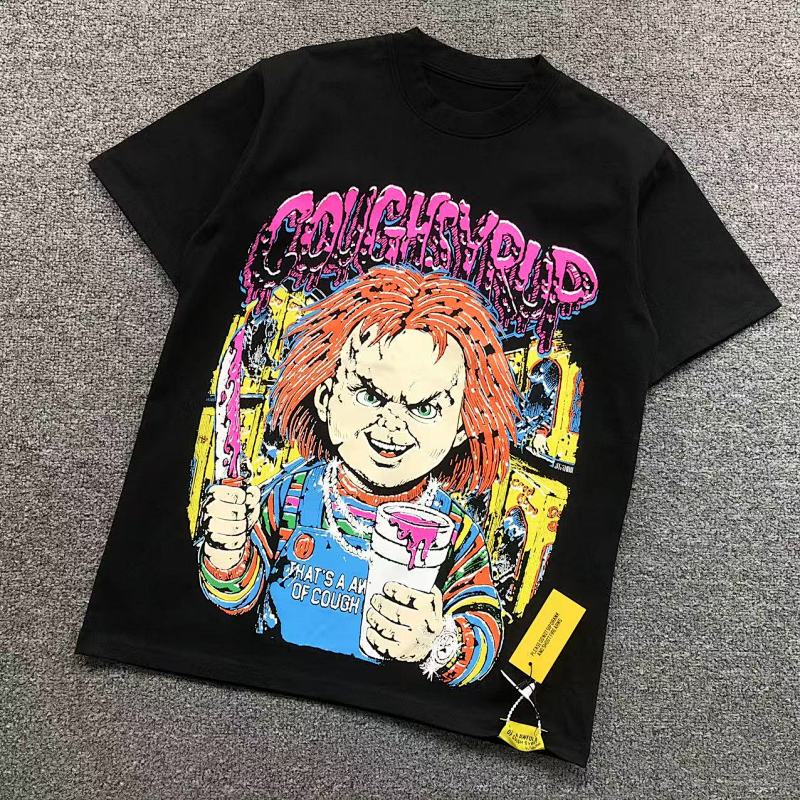 COUGH SYRUP T-SHIRT 3112061072（im 170cm 60kg i wear size M in the phot）