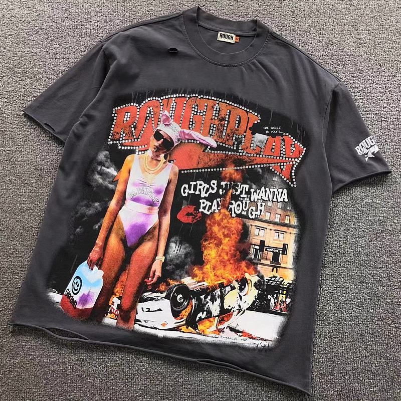 ROUGH PLAY T-SHIRT 5207080441（im 170cm 60kg i wear size M in the phot）