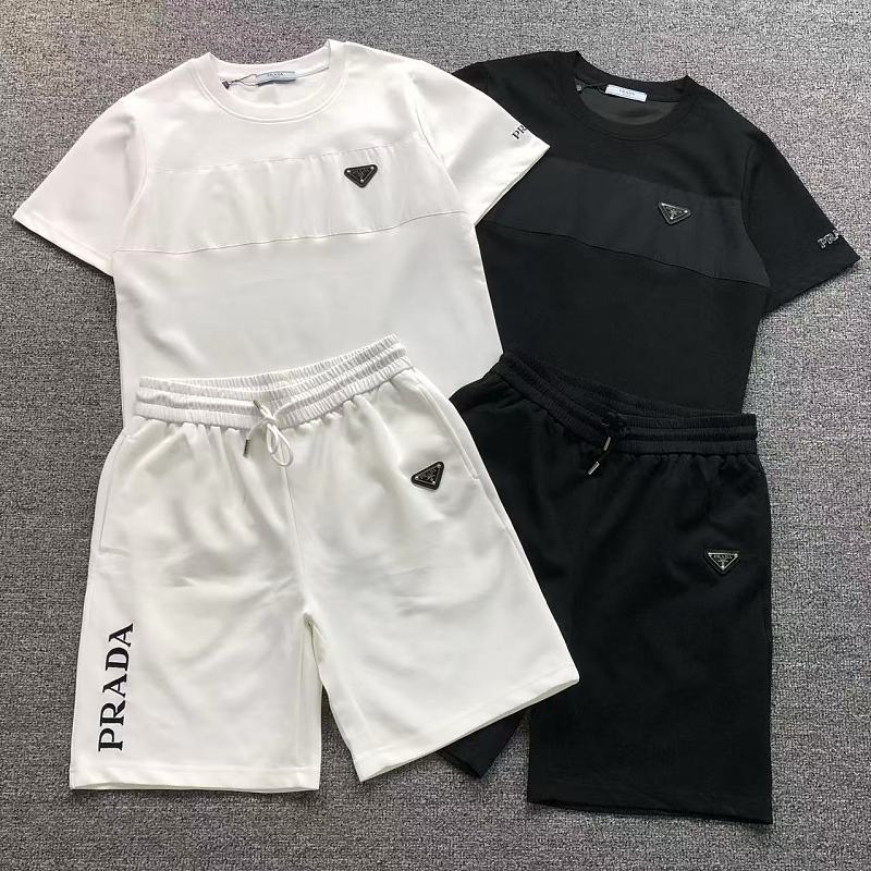 PRADA T-SHIRT SHORTS 5241619147（im 170cm 60kg i wear size L in the phot）