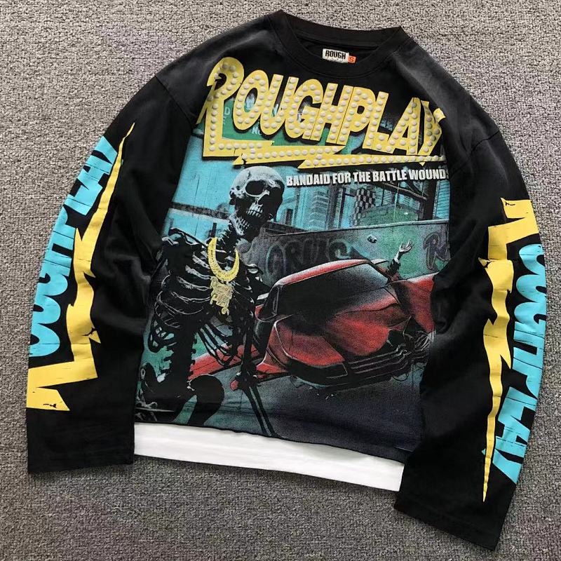 ROUGH PLAY LONG SLEEVED 3112100217（im 170cm 60kg i wear size S in the phot）