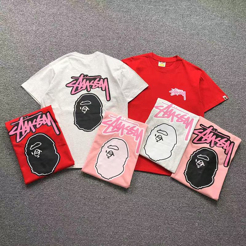BAPE STUSSY T-SHIRT 1102091542（im 170cm 55kg i wear size S in the phot）
