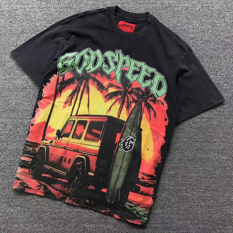 GODSPEED T-SHIRT 4105073817（im 170cm 60kg i wear size S in the phot）