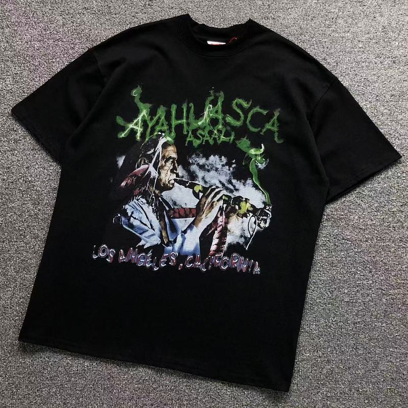 COUGH SYRUP T-SHIRT 525121078（im 170cm 60kg i wear size L in the phot）