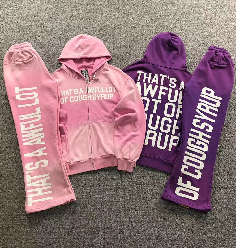 TOP TROUSERS COUGH SYRUP HOODIE TROUSERS 3108252272