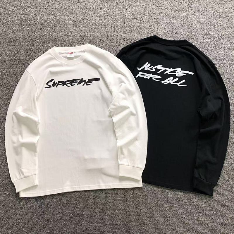 SUPREME LONG SLEEVED 592713123（im 170cm 60kg i wear size M in the phot）