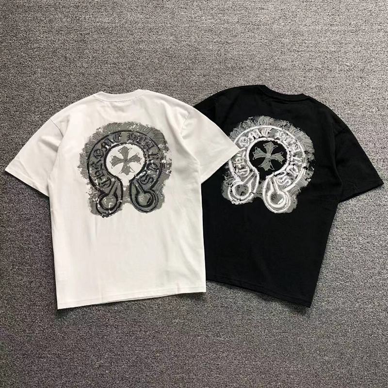 CHROME HEARTS T-SHIRT 3203211717（im 170cm 60kg i wear size S in the phot）