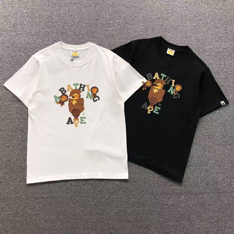 BAPE T-SHIRT 4050120498（im 170cm 60kg i wear size S in the phot）