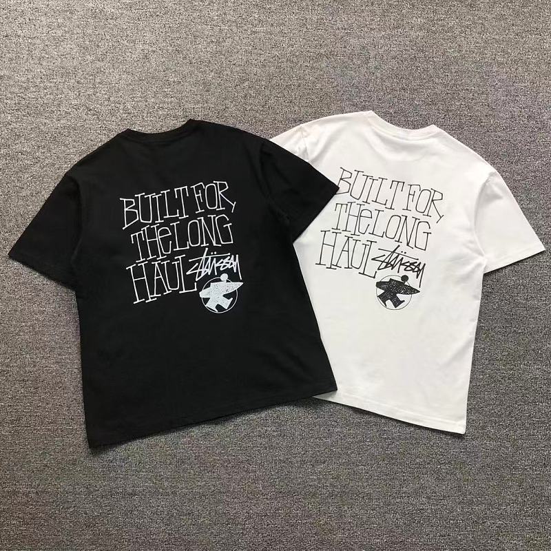 STUSSY T-SHIRT 524300982（im 170cm 60kg i wear size M in the phot）