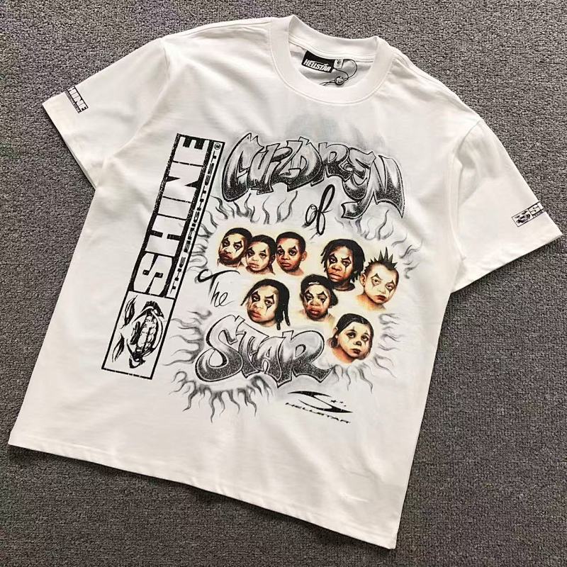 HELLSTAR T-SHIRT 3204072717（im 170cm 60kg i wear size S in the phot）