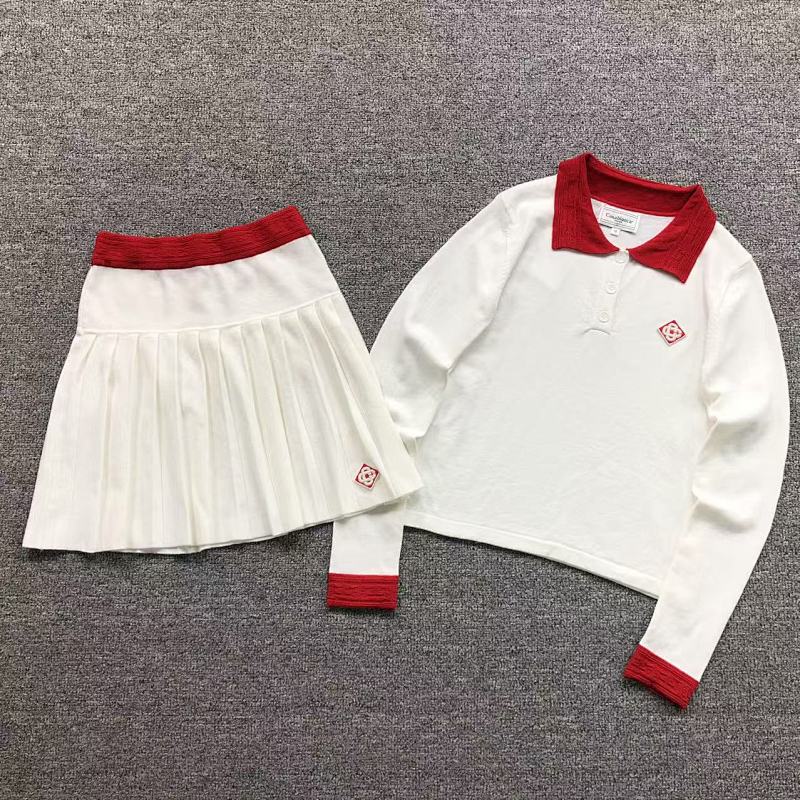 CASABLANCA SHORT SKIRT SWEATER FEMAIE STYIE 572310127
