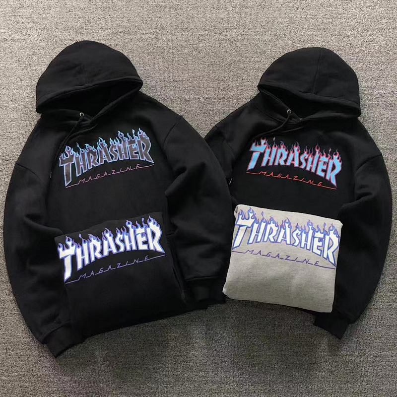 THRASHER HOODIE 5101018121（im 170cm 60kg i wear size M in the phot）
