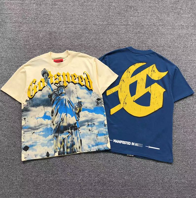 GODSPEED T-SHIRT 1104293517（im 170cm 60kg i wear size S in the phot）