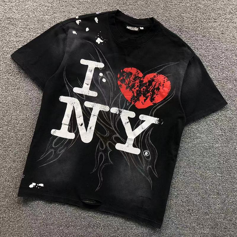 HELLSTAR T-SHIRT 3110211817（im 170cm 60kg i wear size S in the phot）