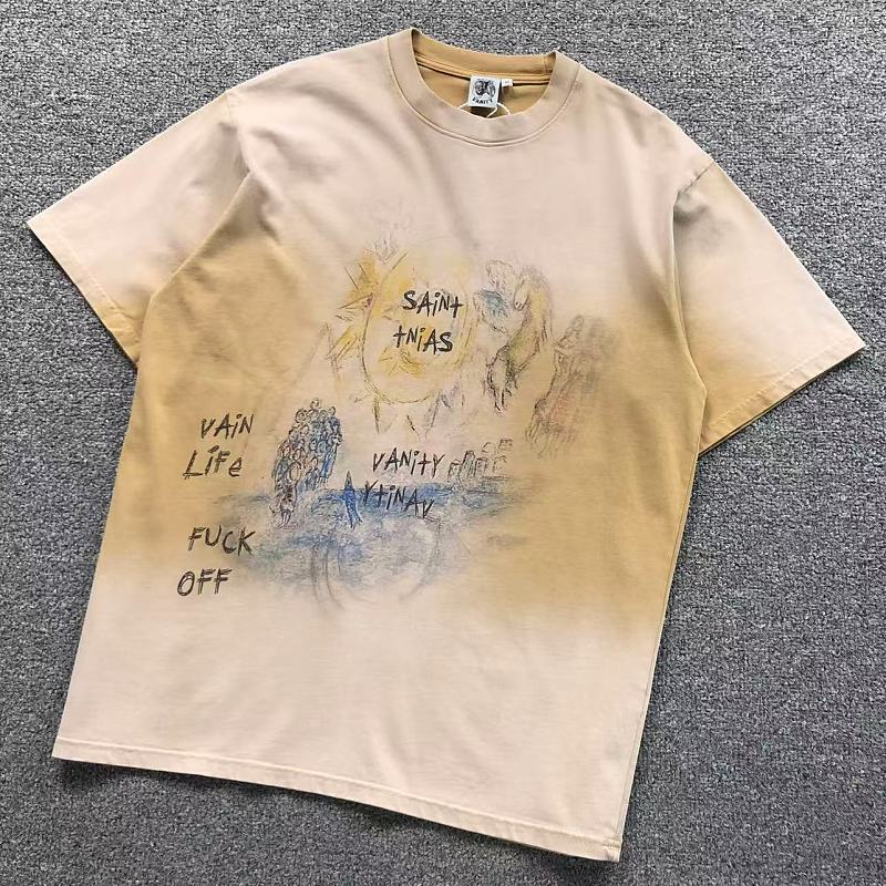 SAINT VANITY T-SHIRT 3204233672（im 170cm 60kg i wear size M in the phot）