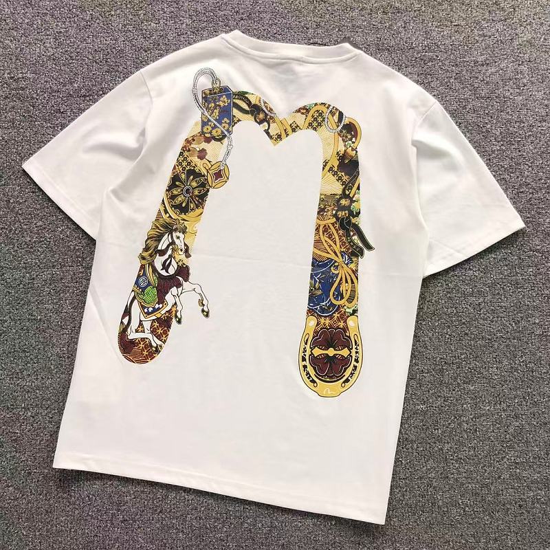 EVISU T-SHIRT 5243019108（im 170cm 60kg i wear size M in the phot）
