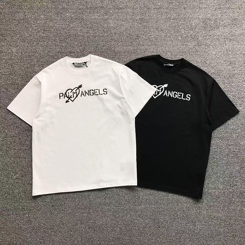 PALM ANGELS T-SHIRT 41060943121（im 170cm 60kg i wear size L in the phot）