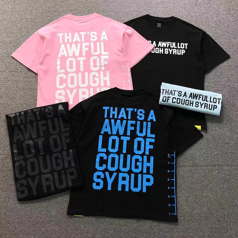 COUGH SYRUP T-SHIRT 524260591（im 170cm 60kg i wear size M in the phot）