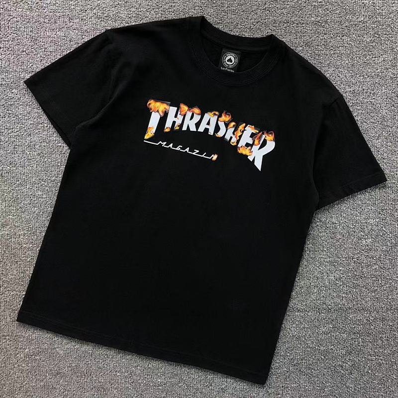 THRASHER T-SHIRT 41060915121（im 170cm 60kg i wear size M in the phot）